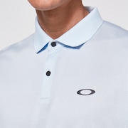 Contender Stripe Polo - Light Blue Breeze