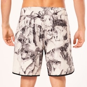 Session Rc 19" Boardshort - Rocks Print Gray