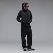Radiant Peach Fleece Hoodie 12.0 - Pitch Black