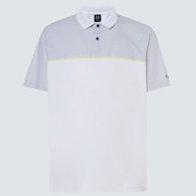 Hexad Block Polo - White