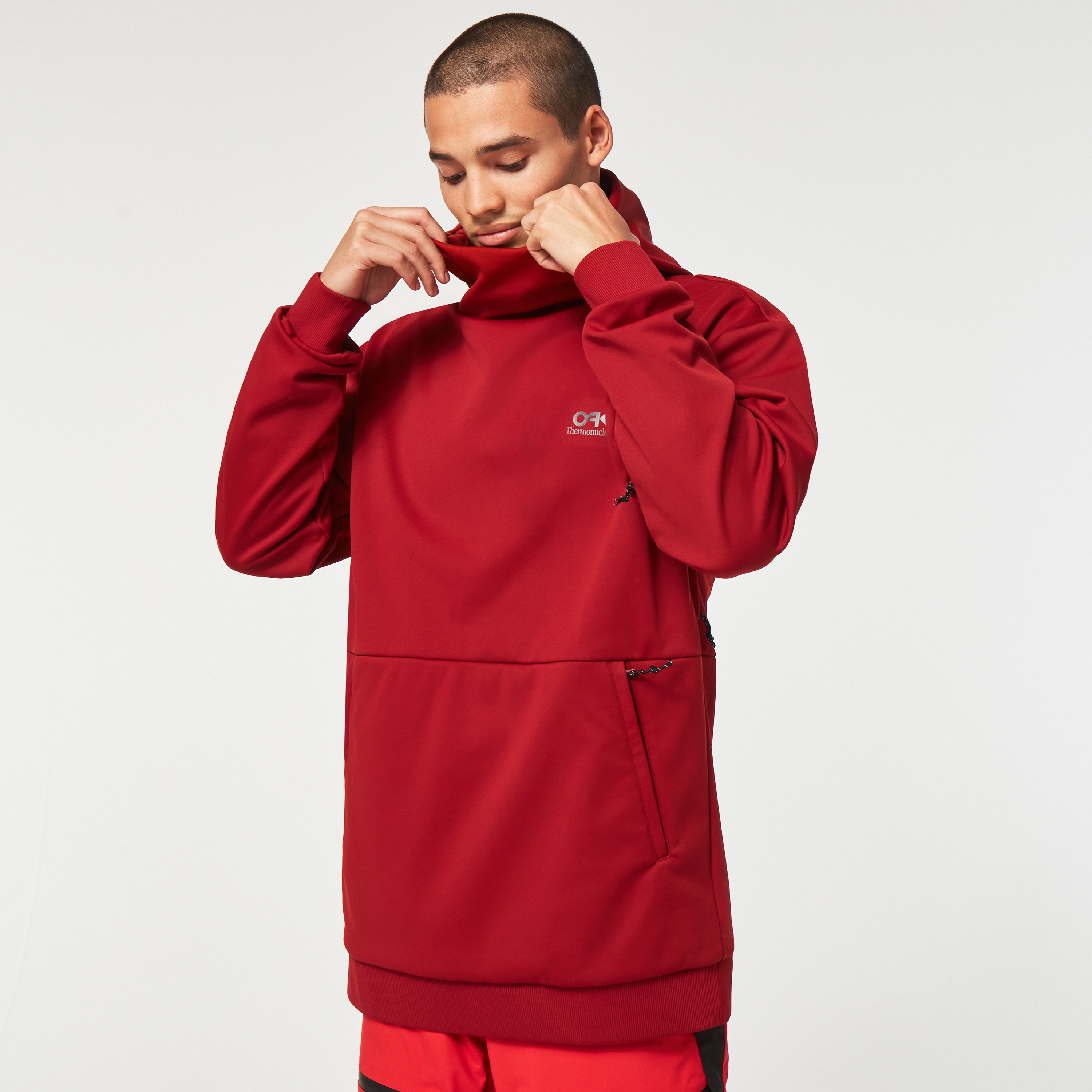 Oakley Park Rc Softshell Hoodie in Iron Red | Oakley® US