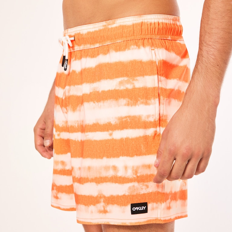 Blur Stripes Rc 16" Beachshort - Blurred Stripe Orange