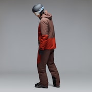 Canopy PRO Insulated Pant - Dark Umber/Flame Red