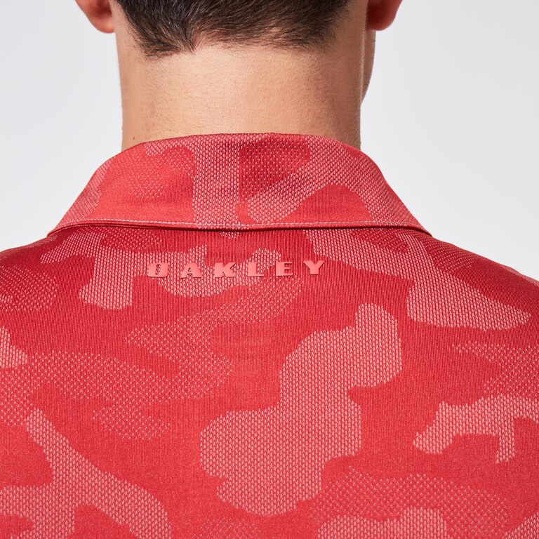Camo Stripes Polo - Fog Gray