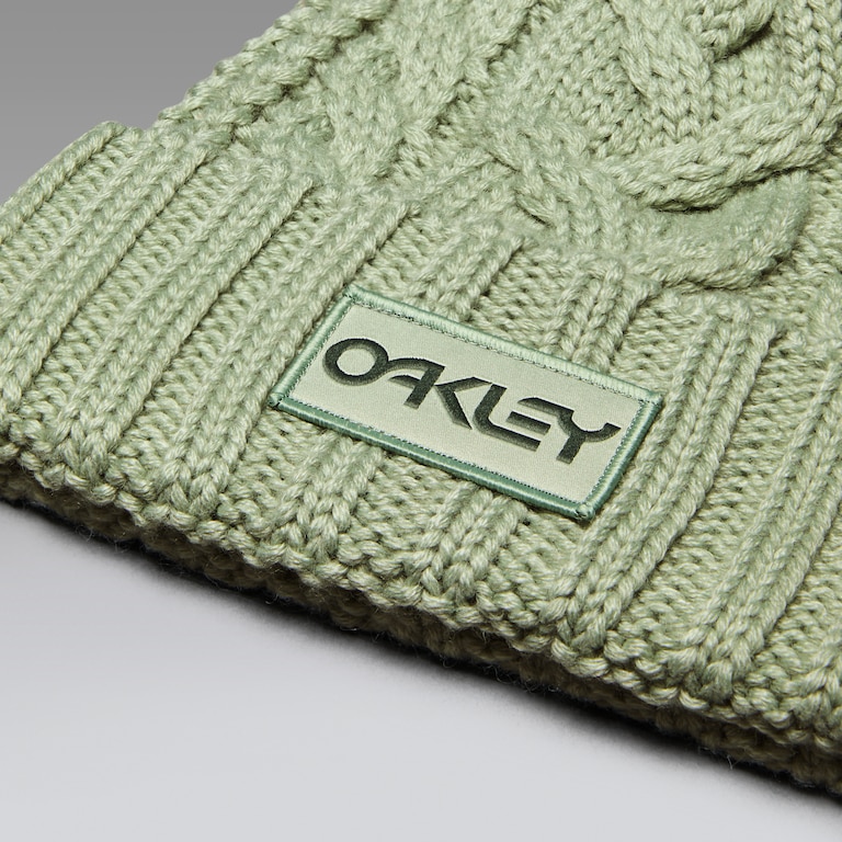 Harper Pom Beanie - Faded Green