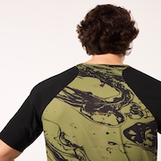 Seeker Airline SS Jersey - Duality Swirl Green/Black