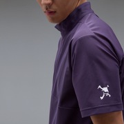 Skull H/Z Pullover Shirt - Rusted Purple