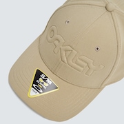 6 Panel Stretch Hat Embossed - Safari