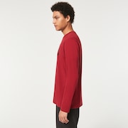 Locked In B1B Ls Tee - Iron Red