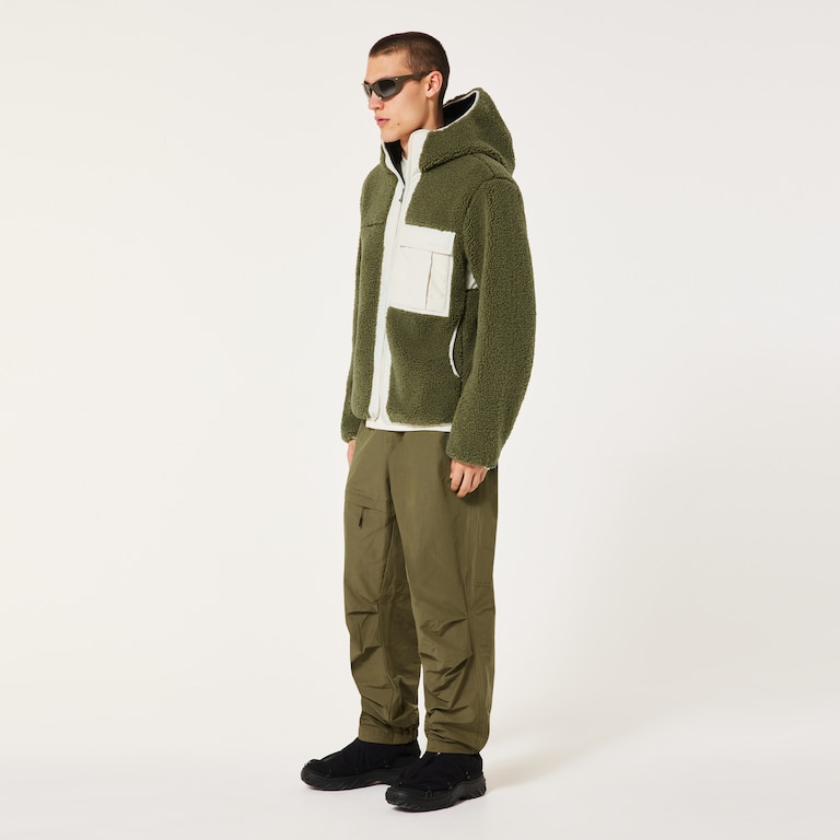 Snowdrift Full Zip Sherpa - Army Green