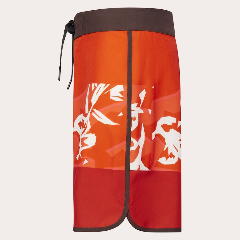 Session Rc 19" Boardshort - Camo Hibiscus Av Orange