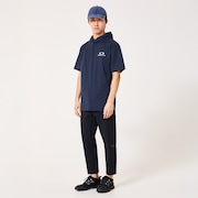 Light Fleece Dry S/S Hoody 16.0 - Midnight Blue
