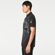 Skull Covert Bloom Shirt - Blackout
