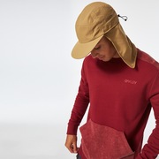 Soft Dye Crew Sweatshirt - Iron Red