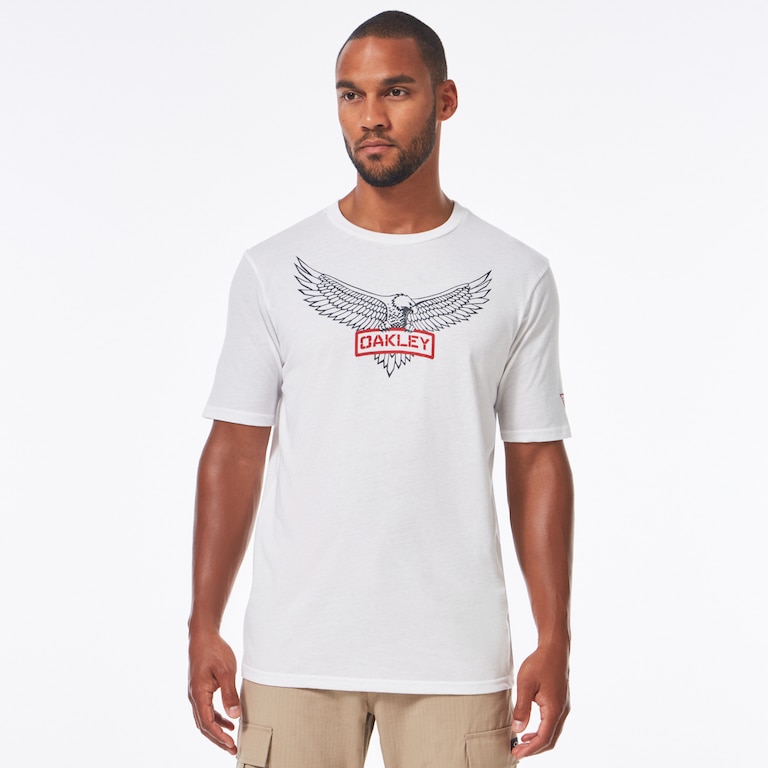 SI Oakley Eagle Tab Tee - White