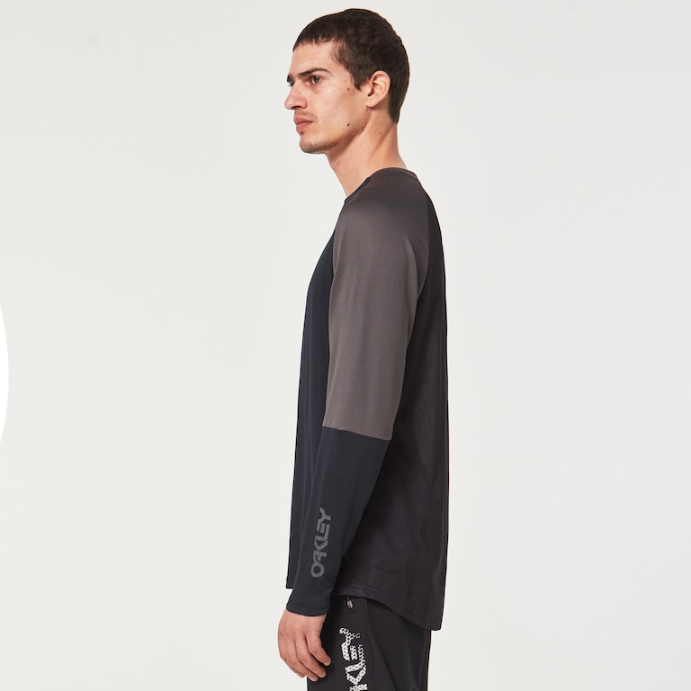 Factory Pilot Mtb Ls Jersey II - Black/Forged Iron