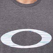 Laser Stripe Ellipse Tee - New Athletic Gray