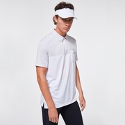 Blocked Gravity Polo - White