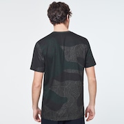 Camo Lines Print Short Sleeve Tee - Camo Lines Dark Brush