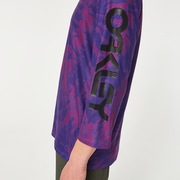 Ride Free 3/4 Jersey - Purple Mountain Td Print