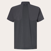 Skull Ideally Hybrid Zip Shirt - Dark Cloud