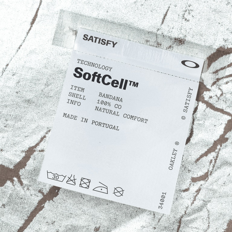 Oakley X SATISFY® SoftCell Bandana - Foil Silver Falcon