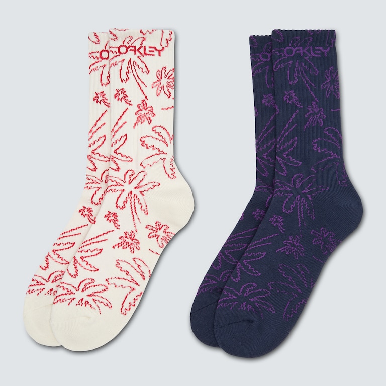 Deco Palms B1B Socks - Three Lines Palms Arctic