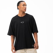 Camiseta Oakley Teeth Footprint - Blackout