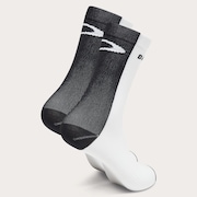 Icon Road Short Socks - White/black