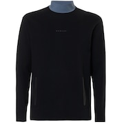 Cycling Collar Utility Long Sleeve Tee - Blackout