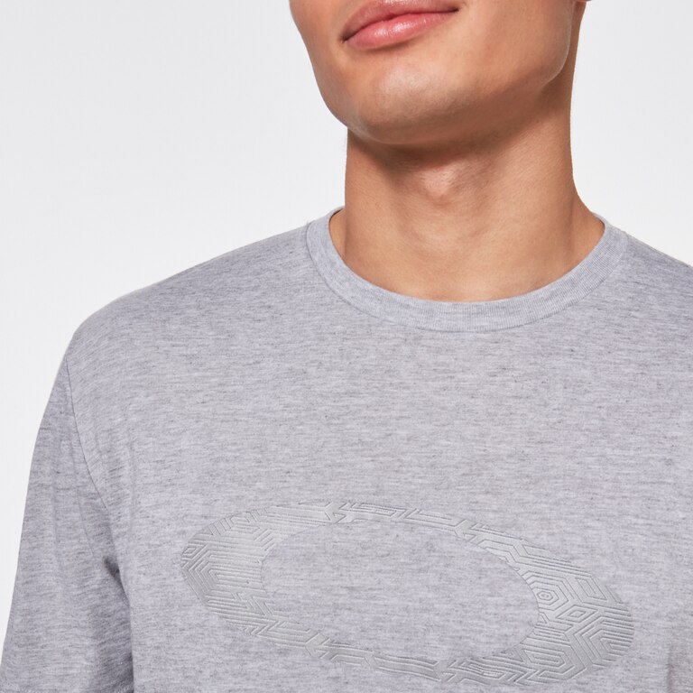 Embossed Ellipse Tee - New Granite Heather