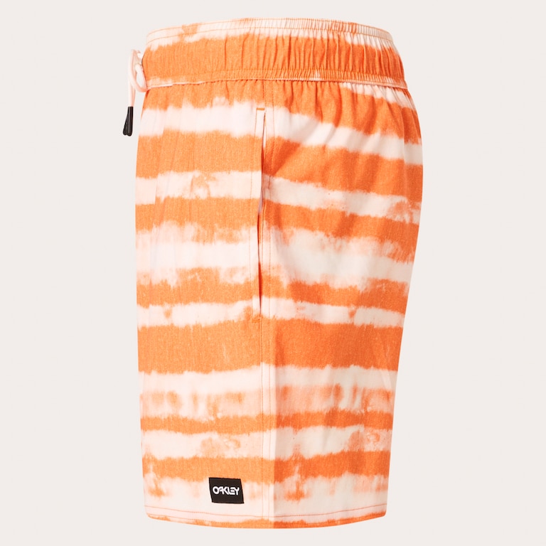 Blur Stripes Rc 16" Beachshort - Blurred Stripe Orange