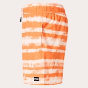 Blur Stripes Rc 16" Beachshort - Blurred Stripe Orange