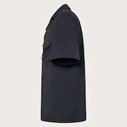 Cuban Collar SS Shirt - Blackout