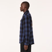 Terraformic LS Button Down - Black/Blue Check