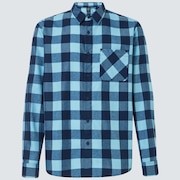 Essential Plus LT Flannel LS - Aviator Blue Check
