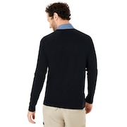 Cycling Collar Utility Long Sleeve Tee - Blackout