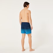 Sand Pixel Rc 16" Beachshort - Gradient Monogram Abyss/Blue