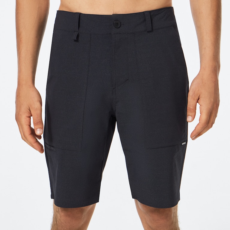 B1B Hybrd Short 20 - Blackout Heather