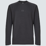 Foundational Heathered LS - Dark Gray Heather