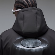 Wintertide Scratched Hoodie - Pitch Black