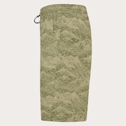 Outdoor Printed Short - Aop Mountain Green Pebble