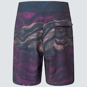 Marble Swirl 19" Boardshort - Ultra Purple Magma