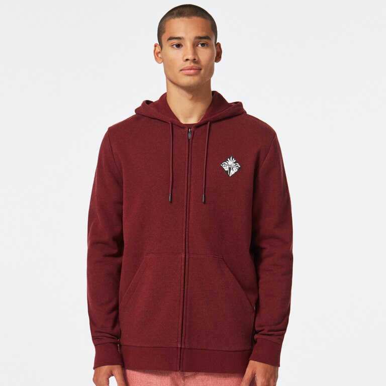 Palms B1B Fz Sweatshirt - Iron Red Heather
