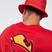 Heritage Eyeshade Tee - Poppy Red