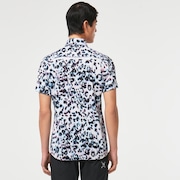 Skull Breathable Leopard Shirt - Mosaic Print