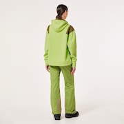 Rosy Rc Fleece Hoodie - Light Green
