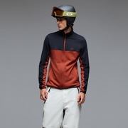 Canopy Full Zip Sweatshirt - Blackout/Flame Red