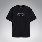 Rs Veil 1975 Jpn SS Tee Gunmetal - Pitch Black