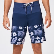 Floral Seamless 20 Boardshort - Blue/Flowers